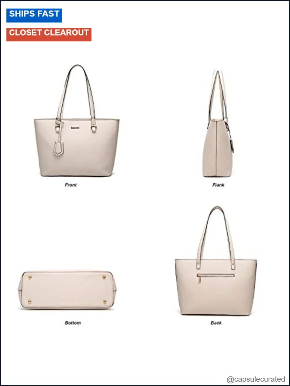 Women's Satchel Handbag Tote Set with Wallet and Card Holder, Top Zipper